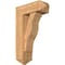 Ekena Millwork Funston Arts and Crafts Smooth Bracket w/ Offset Brace, Western Red Cedar, 7 1/2"W x 20"D x 32"H BKT0806X20X32FST03SWR - alternate 1